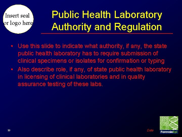 The Role of the Laboratory Public Health and