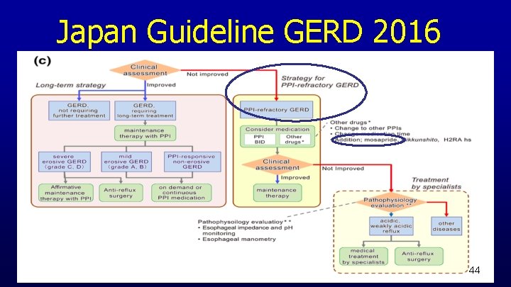 Japan Guideline GERD 2016 44 