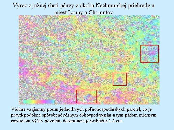 Výrez z južnej časti pánvy z okolia Nechranickej priehrady a miest Louny a Chomutov