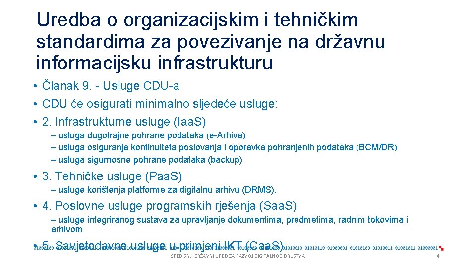 Uredba o organizacijskim i tehničkim standardima za povezivanje na državnu informacijsku infrastrukturu • Članak