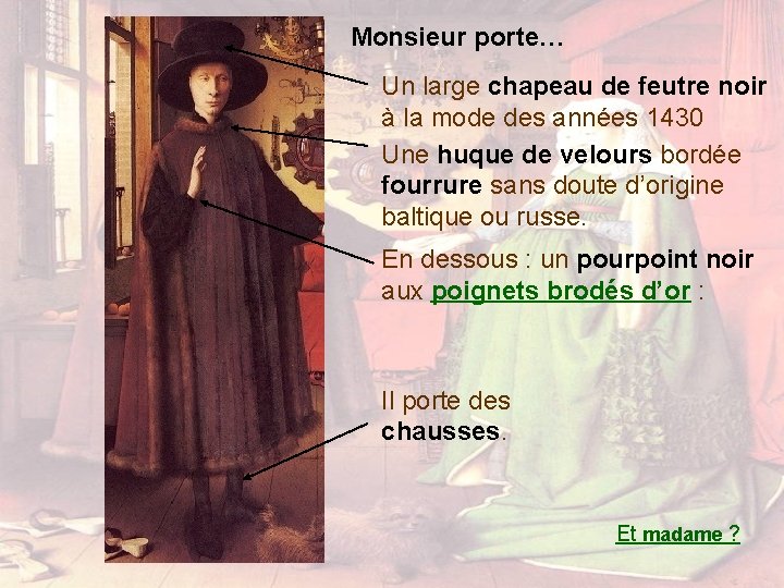 Monsieur porte… Un large chapeau de feutre noir à la mode des années 1430