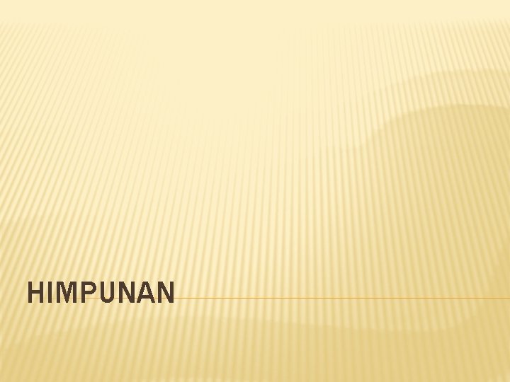 HIMPUNAN 