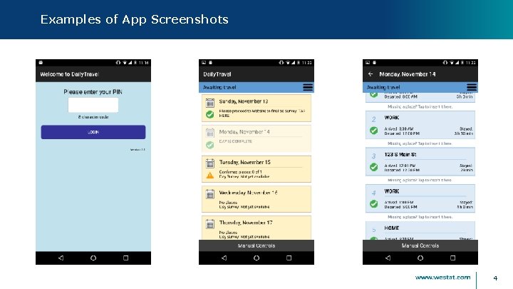 Examples of App Screenshots 4 