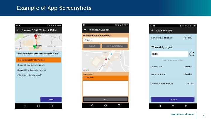 Example of App Screenshots 5 