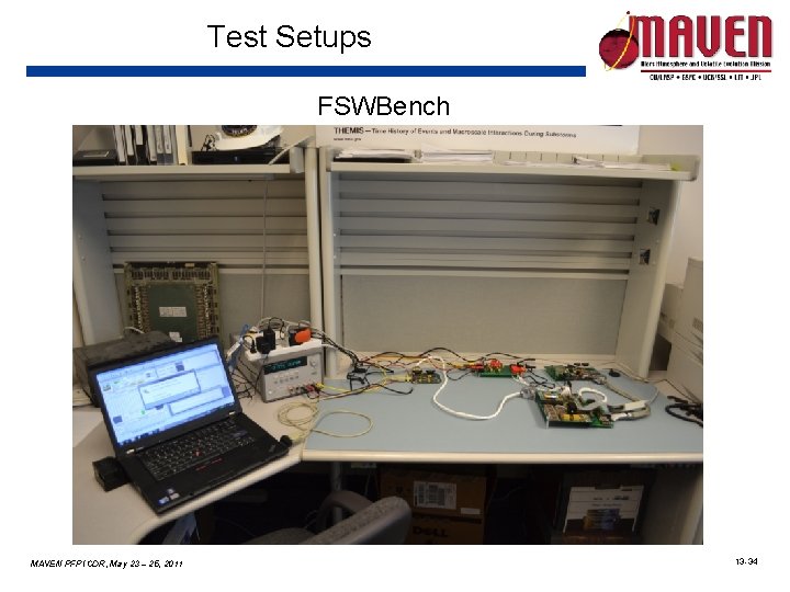 Test Setups FSWBench MAVEN PFP ICDR, May 23 – 25, 2011 13 -34 