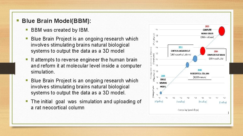 § Blue Brain Model(BBM): § BBM was created by IBM. § Blue Brain Project