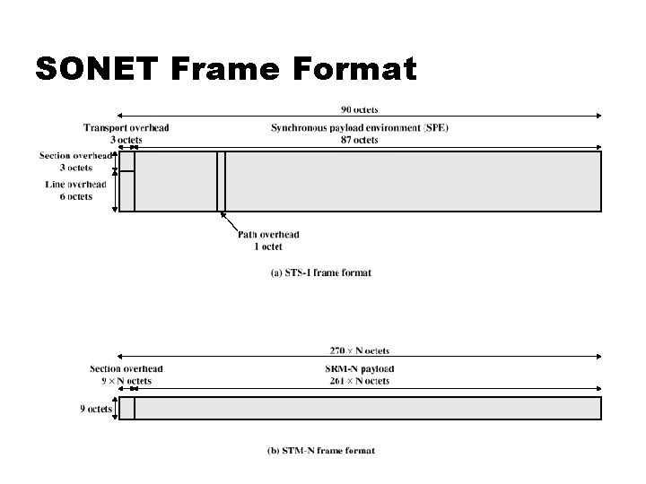 SONET Frame Format 