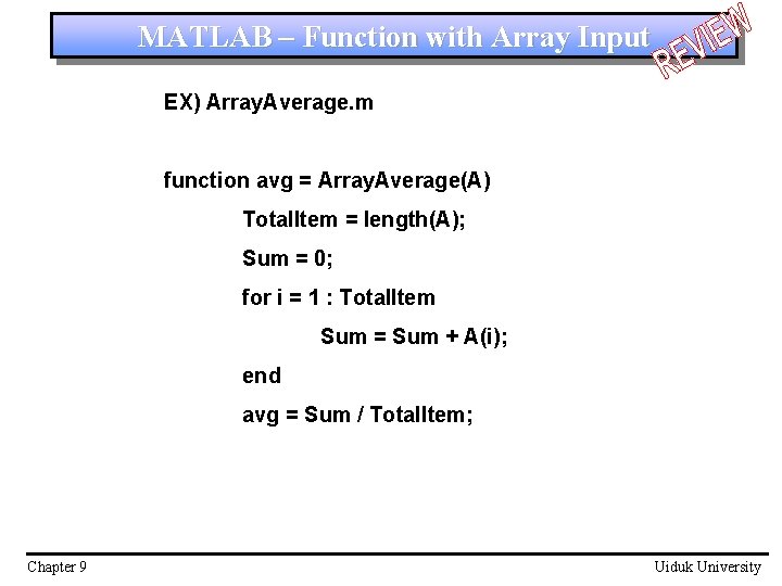 II MATLAB Chapter 9 Enhanced Graphics Chapter 9