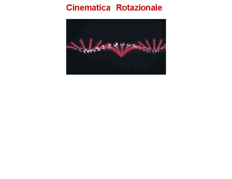 Cinematica Rotazionale 