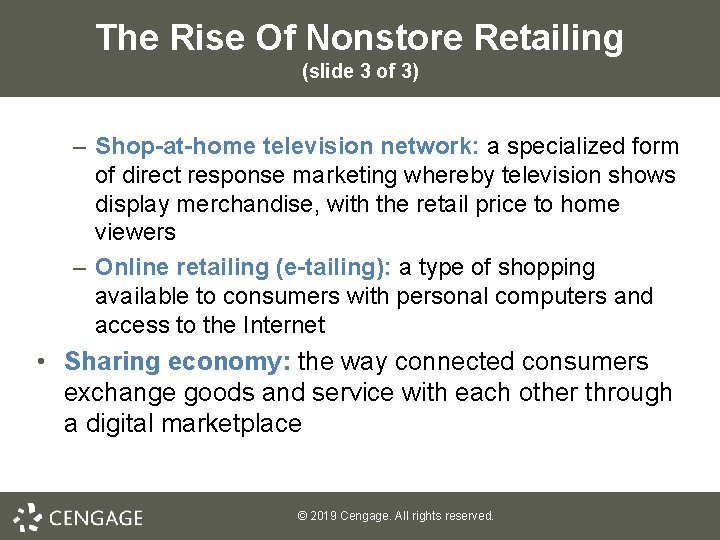 The Rise Of Nonstore Retailing (slide 3 of 3) – Shop-at-home television network: a