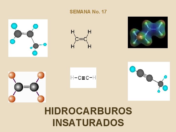 SEMANA No. 17 HIDROCARBUROS INSATURADOS 