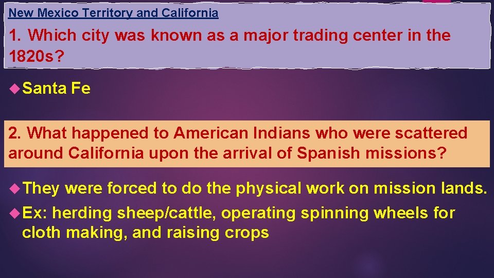 Topic 6 The Age of Jackson and Westward