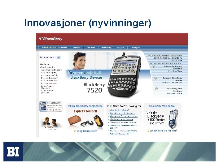 Innovasjoner (nyvinninger) 