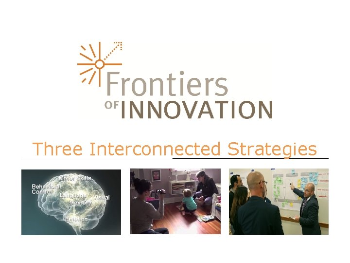 Three Interconnected Strategies 