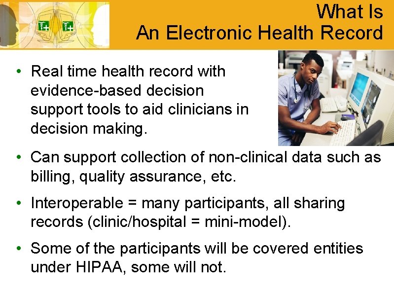 What Is An Electronic Health Record • Real time health record with evidence-based decision