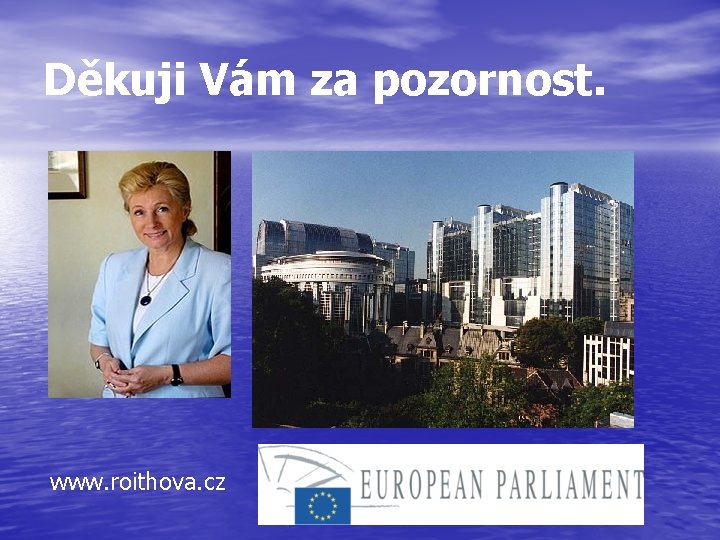 Děkuji Vám za pozornost. www. roithova. cz 