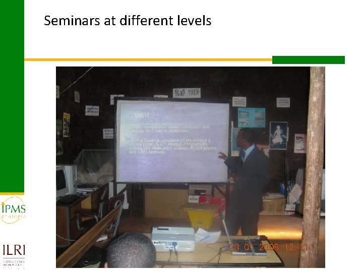 Seminars at different levels 