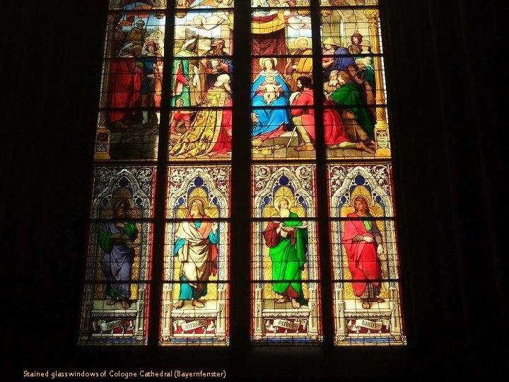 Stained glass windows of Cologne Cathedral (Bayernfenster) 