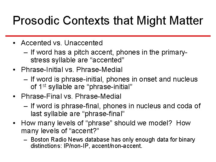 Speech Recognition as a Pattern Matching Problem Input