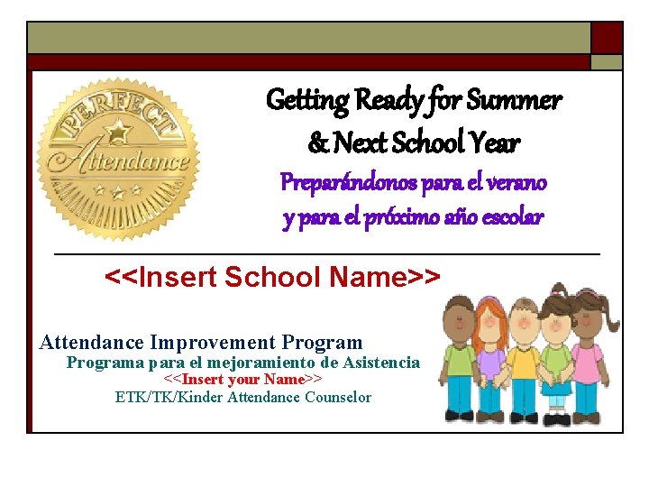 Getting Ready for Summer Next School Year Preparndonos