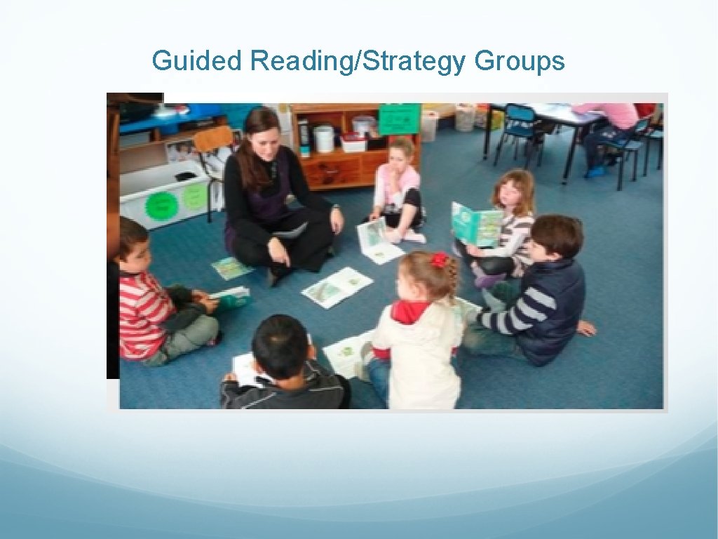 Guided Reading/Strategy Groups Guided Reading/Strategy Groups