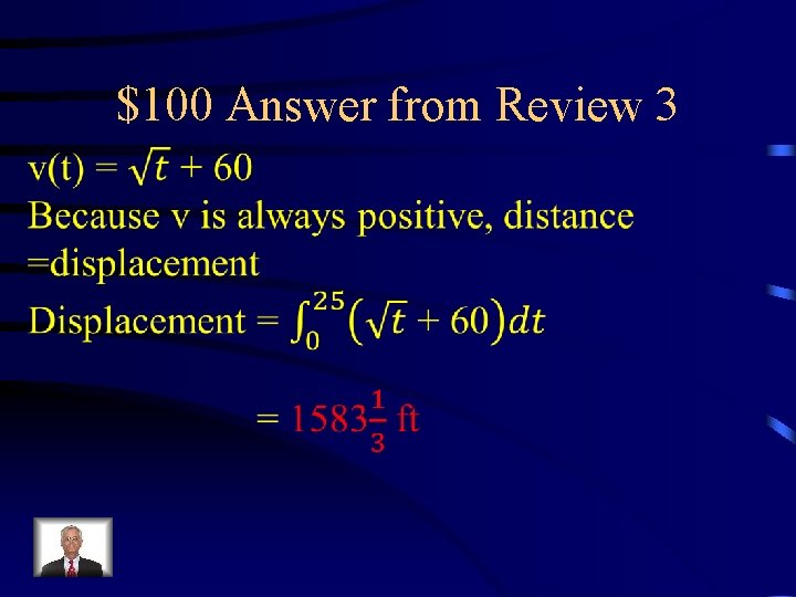$100 Answer from Review 3 