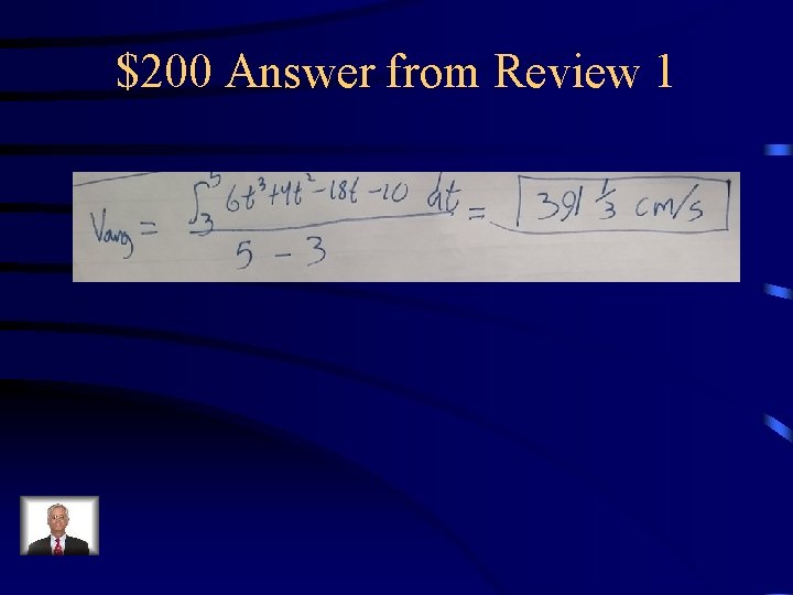 $200 Answer from Review 1 