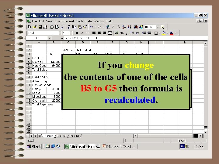Then select cells C 13 to G 15 and CUT, COPY, PASTE press paste