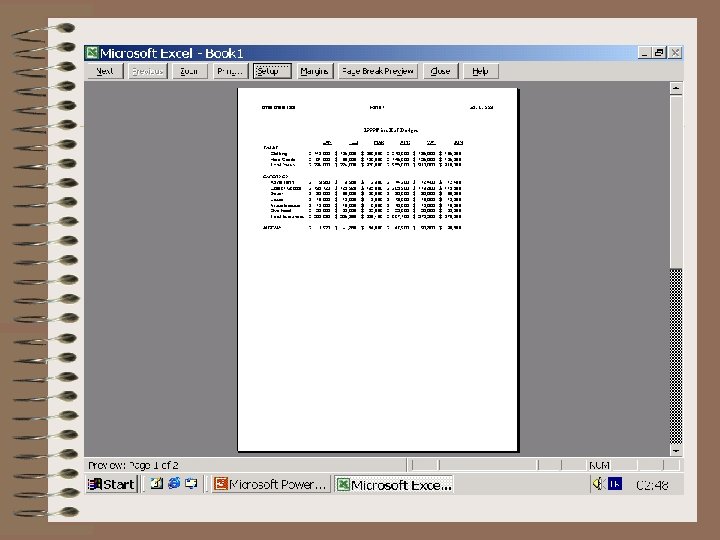 Open lista You Header can select and select your predefined footer Select Setup. .