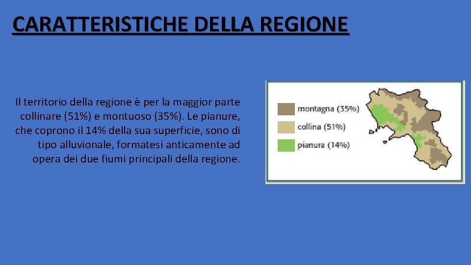LA CAMPANIA CARTINA FISICO POLITICA La Campania confina