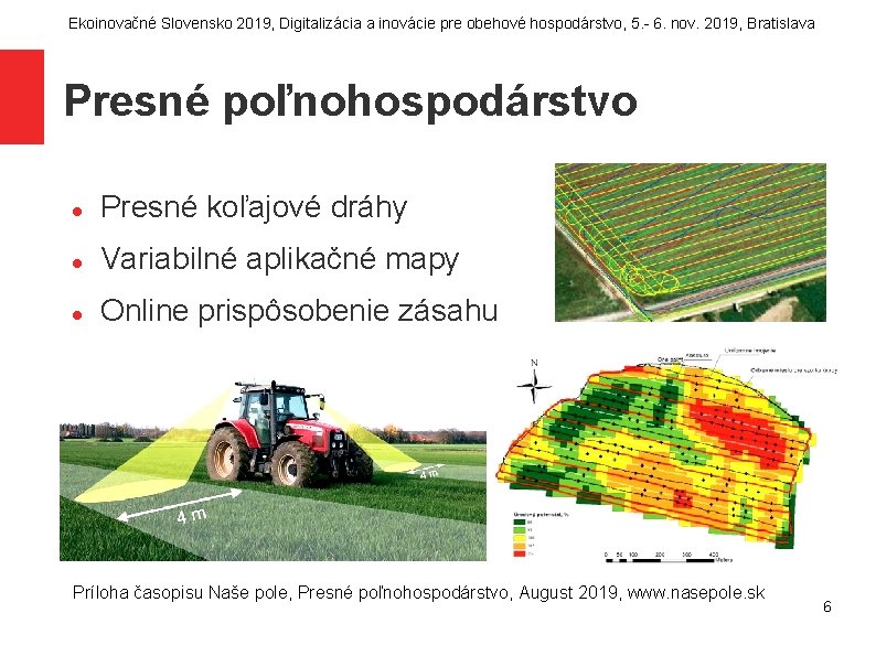 Ekoinovačné Slovensko 2019, Digitalizácia a inovácie pre obehové hospodárstvo, 5. - 6. nov. 2019,