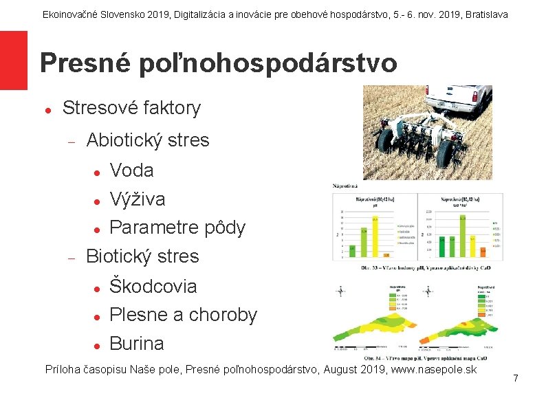 Ekoinovačné Slovensko 2019, Digitalizácia a inovácie pre obehové hospodárstvo, 5. - 6. nov. 2019,