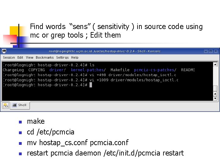 Find words “sens” ( sensitivity ) in source code using mc or grep tools