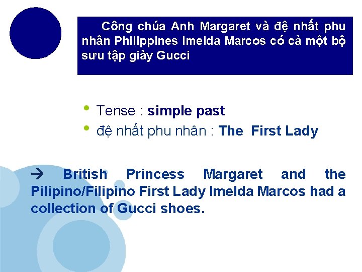 Công chúa Anh Margaret và đệ nhất phu nhân Philippines Imelda Marcos có cả