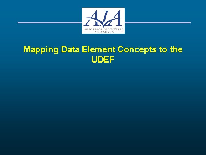 Mapping Data Element Concepts to the UDEF 