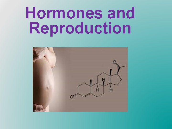 Hormones and Reproduction 