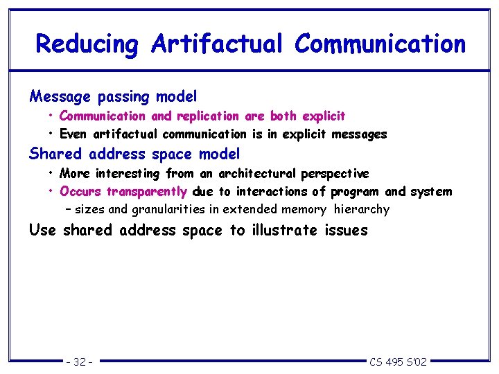 Parallel Programming Performance Todd C Mowry CS 495