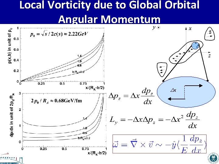 Local Vorticity due to Global Orbital Angular Momentum Dx 