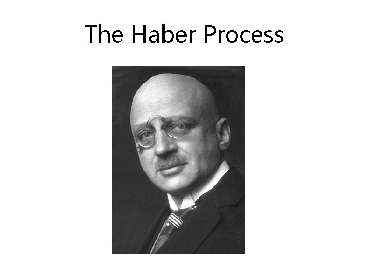 The Haber Process 