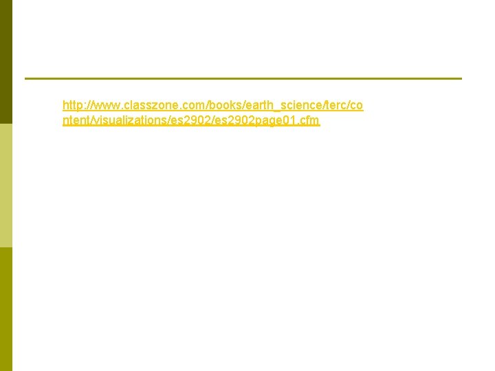 http: //www. classzone. com/books/earth_science/terc/co ntent/visualizations/es 2902 page 01. cfm http: //www. classzone. com/books/earth_science/terc/co ntent/visualizations/es 2902 page 01. cfm