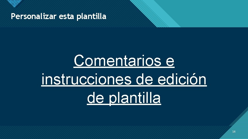 Haga clic paraesta Personalizar modificar plantilla el estilo de título del patrón Comentarios e