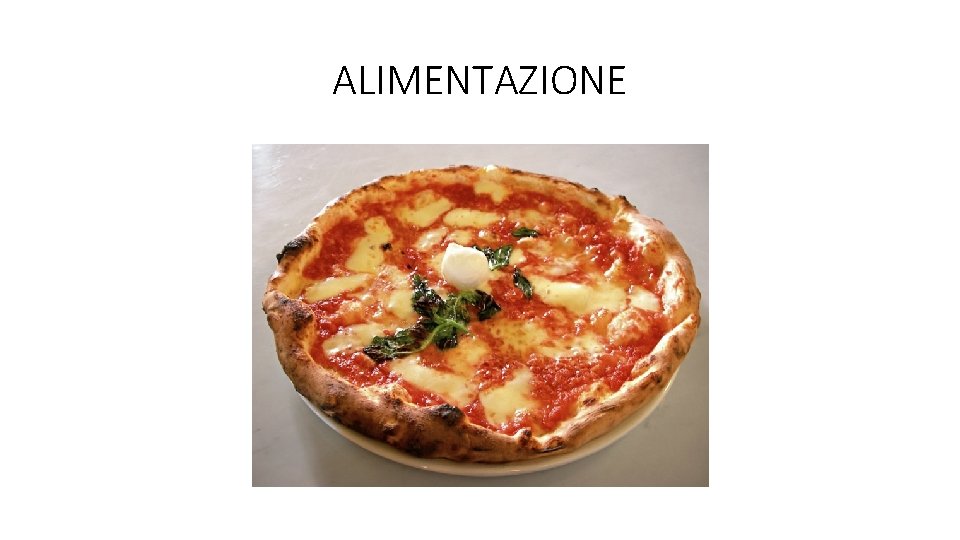 ALIMENTAZIONE 