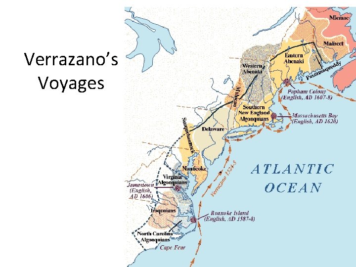 Verrazano’s Voyages 
