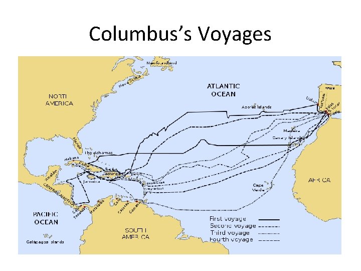 Columbus’s Voyages 