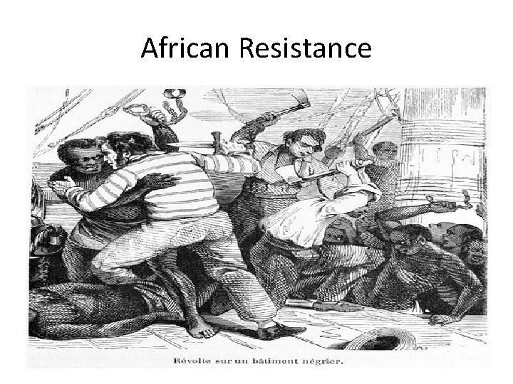 African Resistance 