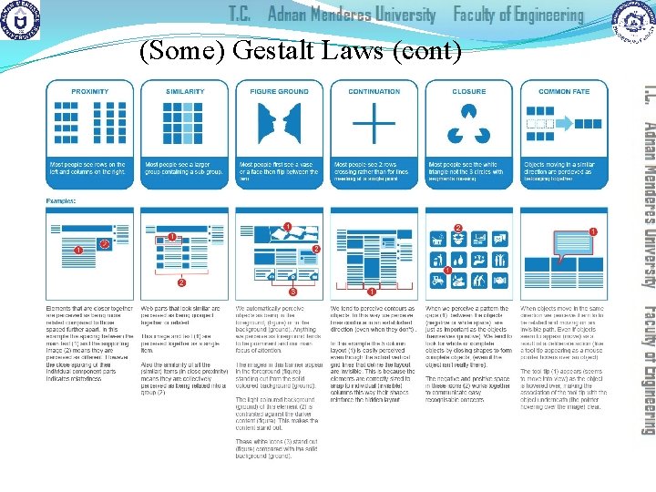 (Some) Gestalt Laws (cont) 