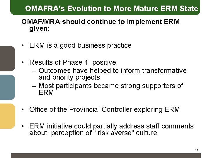 Omafra Bat Risk Enterprise Risk Management ERM Ontario Ministry of Agriculture