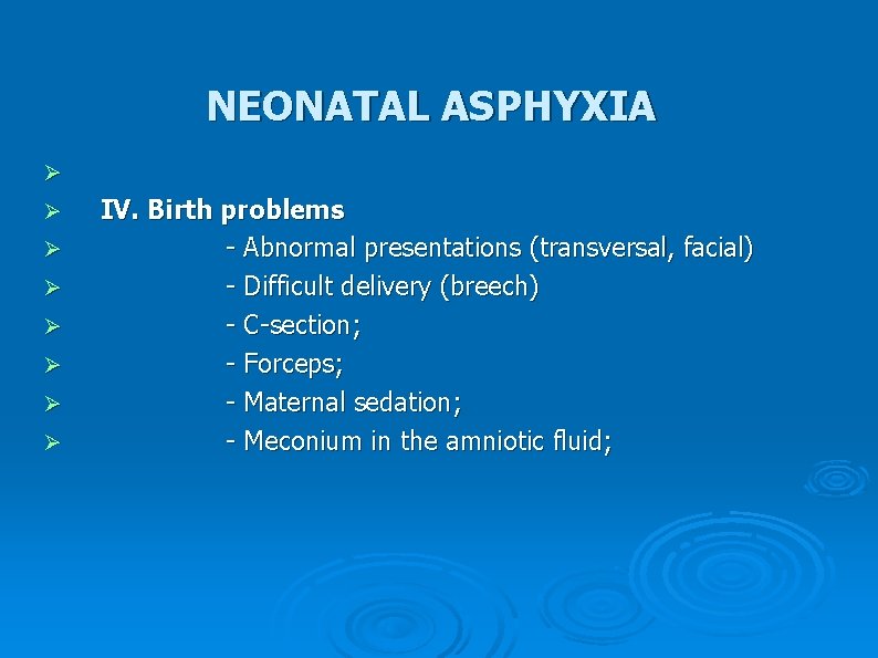 NEONATAL ASPHYXIA Prof Maria Stamatin MD Ph D