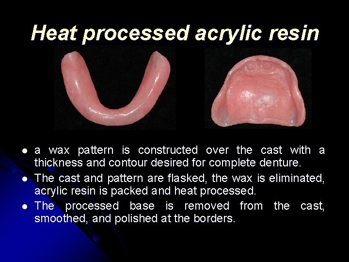 Record bases occlusion rims Record bases Definition l