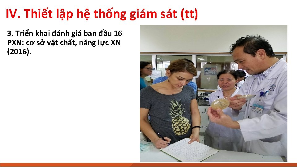 IV. Thiết lập hệ thống giám sát (tt) 3. Triển khai đánh giá ban